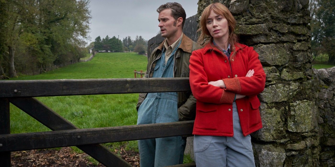 Jamie Dornan and Emily Blunt in Wild Mountain Thyme