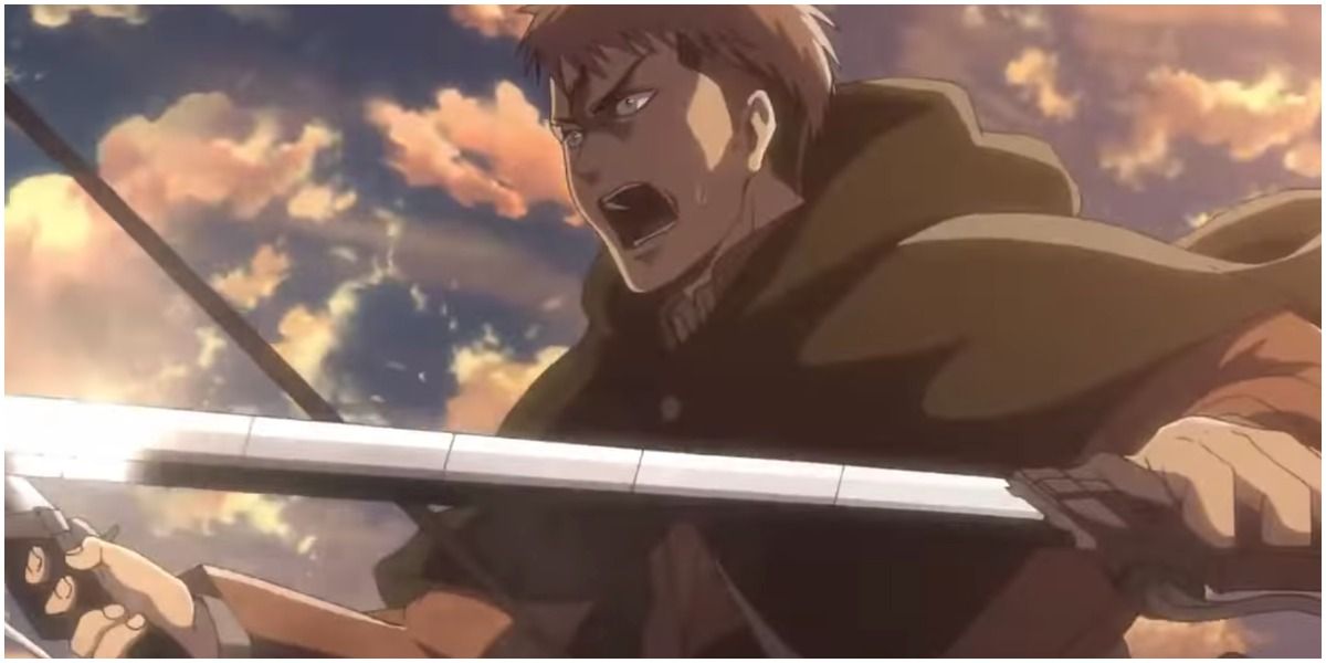 Jean using ODM gear - Attack on Titan