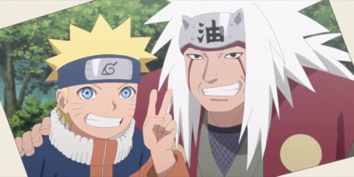 Naruto and Jiraiya photo