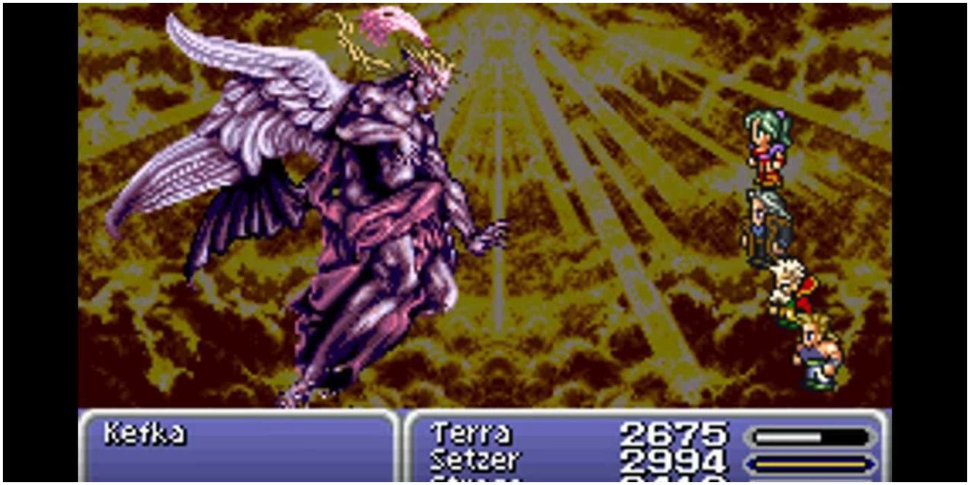 Kefka is the Final Fantasy final boss fight