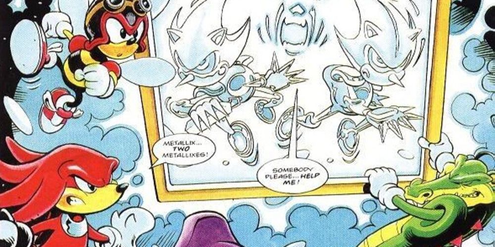 Archie Comics Knuckles Chaotix Team Magic Painting