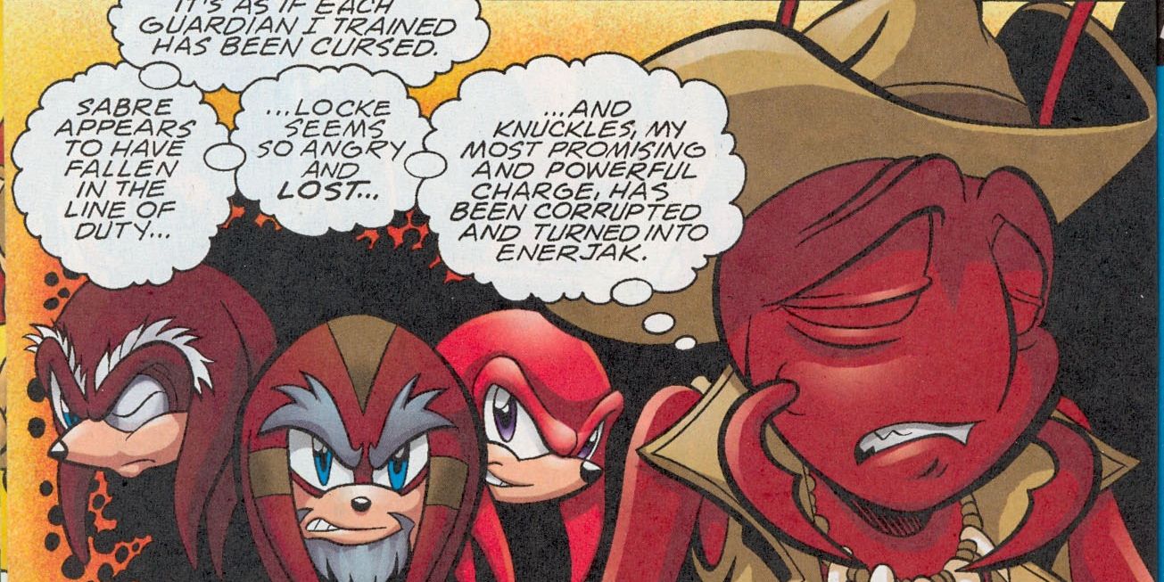Archie Comics Knuckles The Echidna Archimedes Fire Ant Remorse
