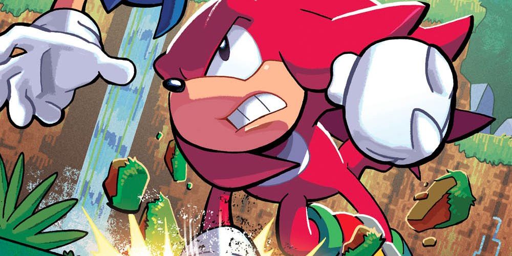 Knuckles The Echidna from the Archie Sonic Comics