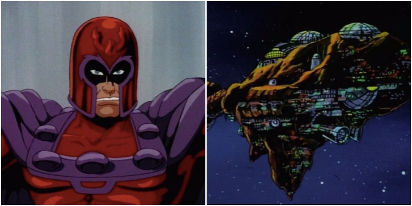 Magneto and Asteroid M from X-Men: The Animated Series