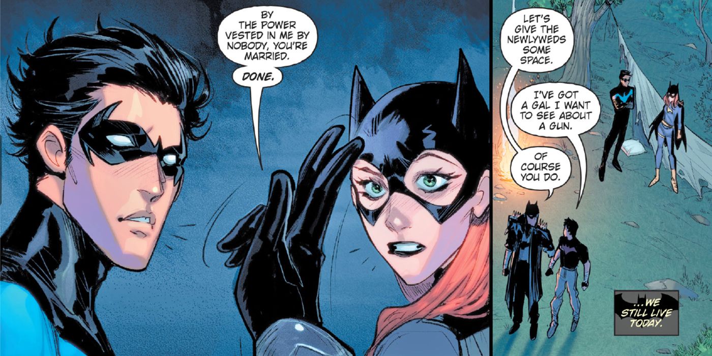 Nightwing Batgirl Marriage Death Metal