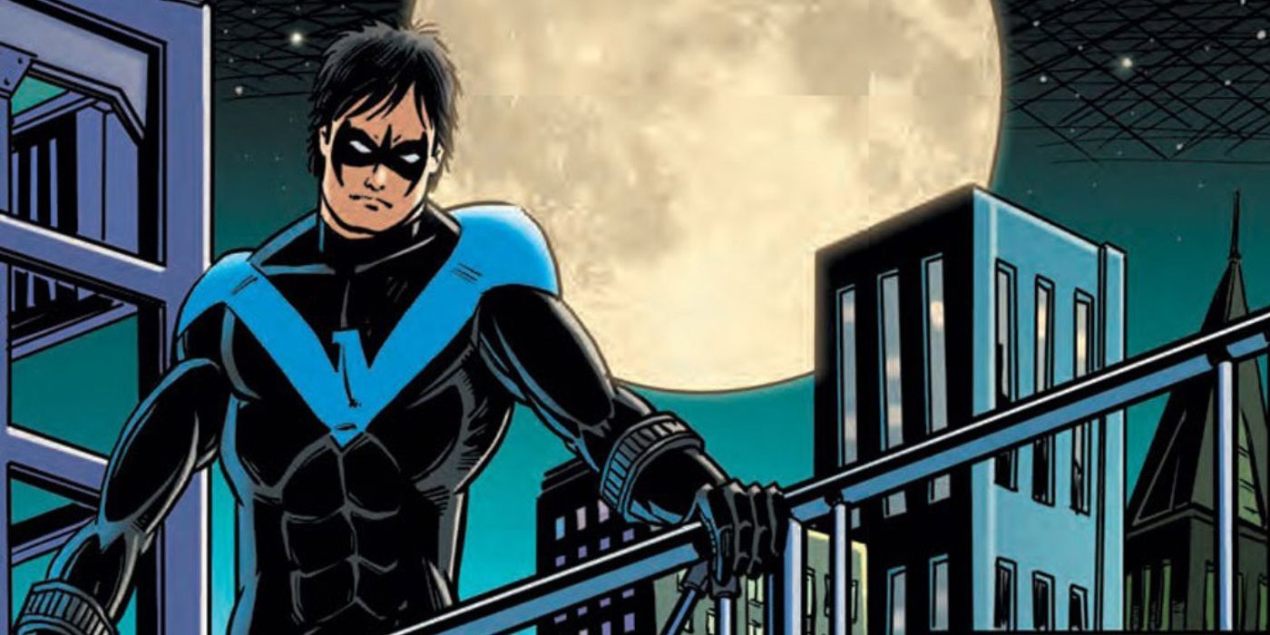 Nightwing Dick Grayson at night