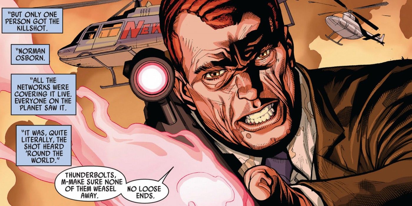 Norman Osborn attempts to stop the Secret Invasion in Marvel Comics