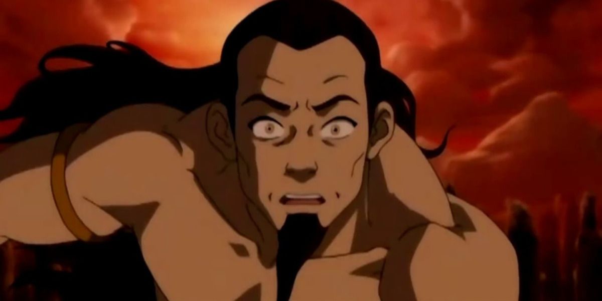 Fire Lord Ozai in his final battle with Aang in Avatar: The Last Airbender.