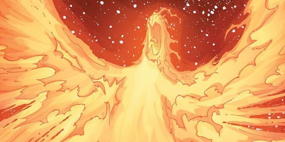Marvel Phoenix Force In Space