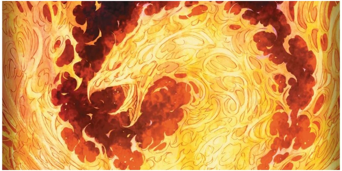 The Phoenix Force burns in Marvel Comics