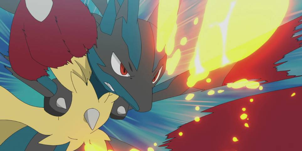 Pokemon Journeys Ash Reunites With Korrina For A Rematch Cbr