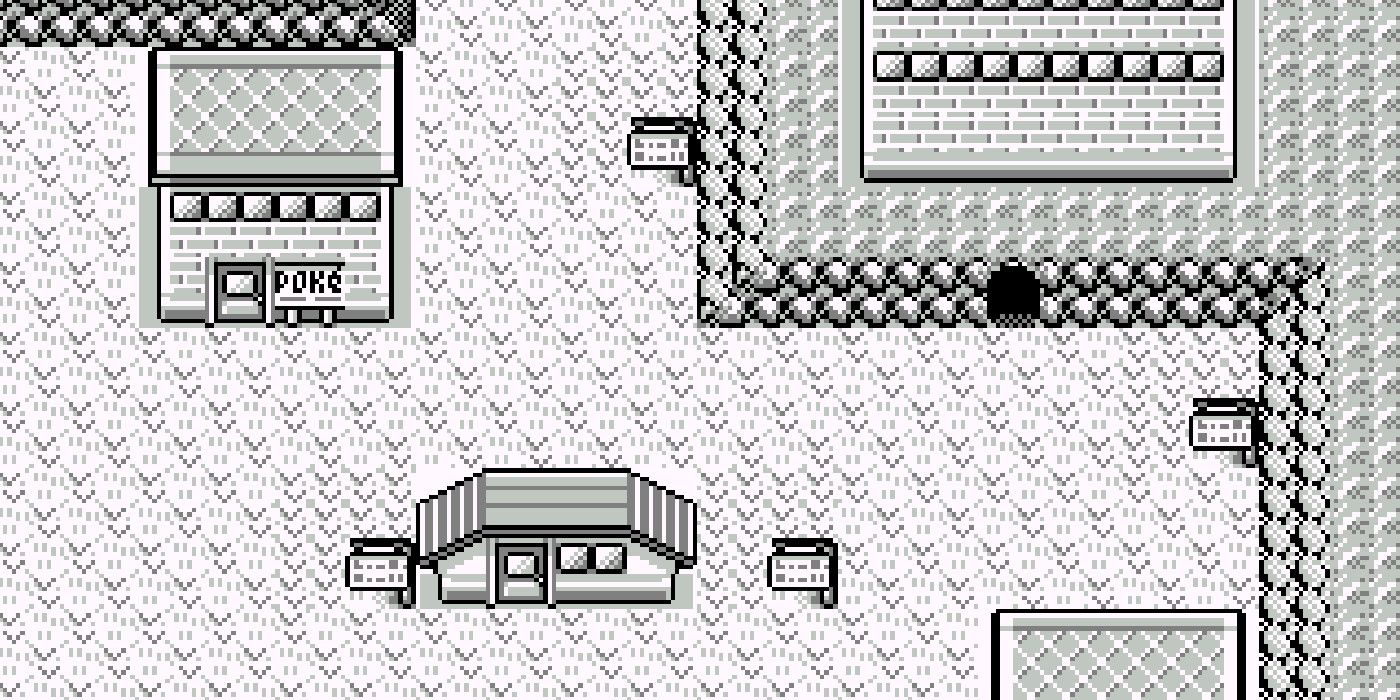 The creepy Lavender Town in Pokemon Red and Blue