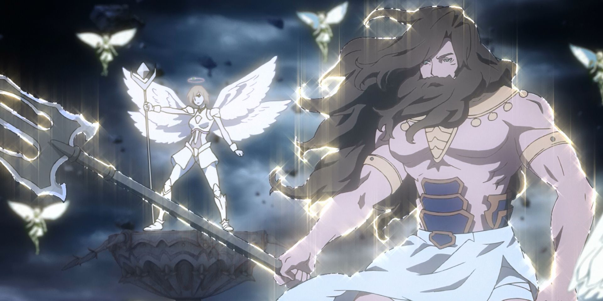 Anime Rage Of Bahamut Genesis Poseidon Gods