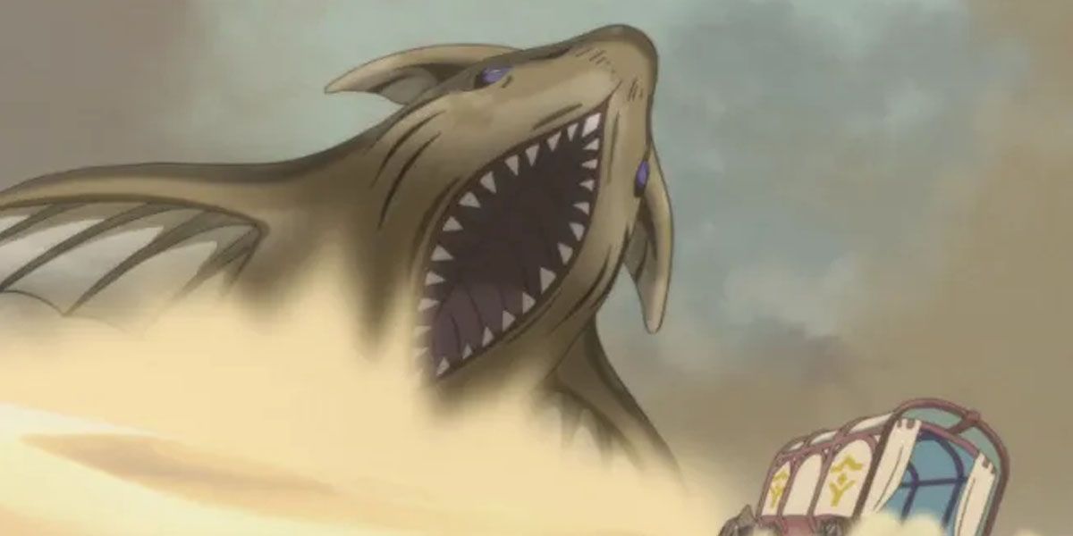 Sand shark tries to eat a wagon