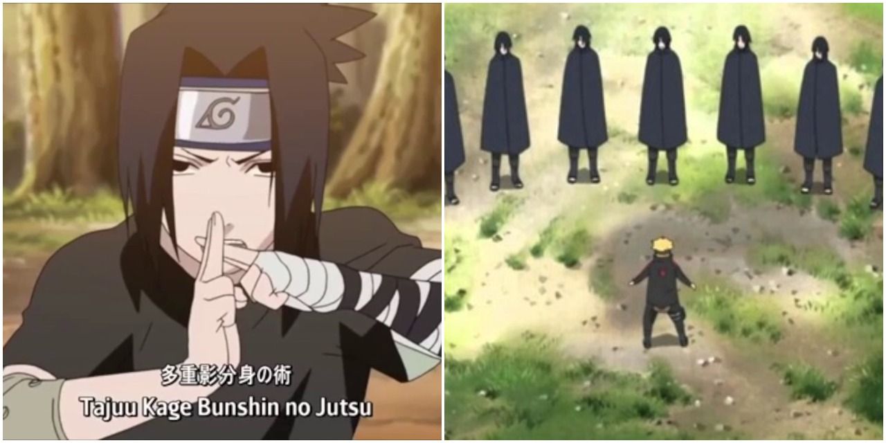 Sasuke Shadow Clone Jutsu