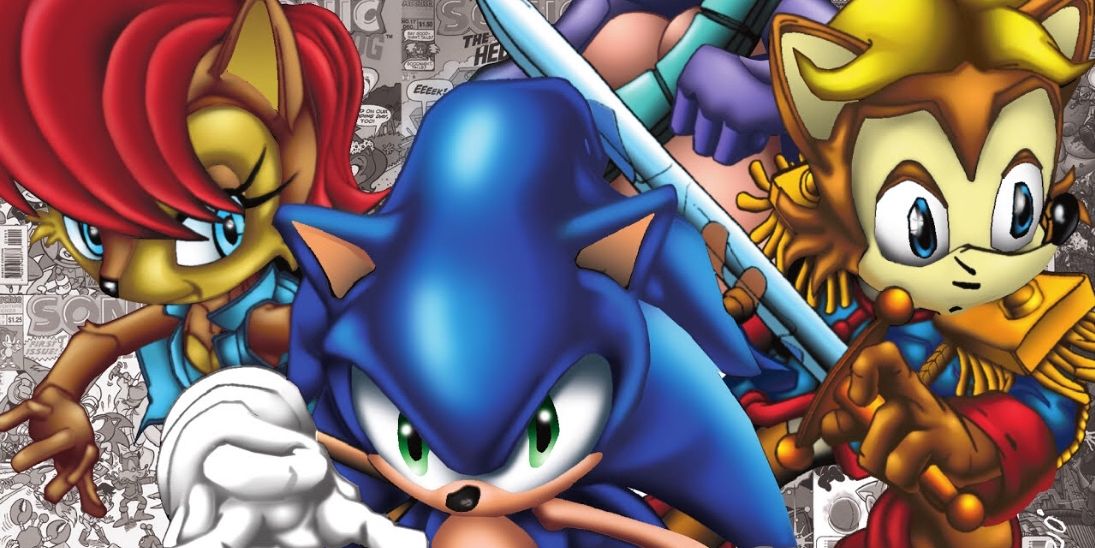 Archie Sonic Comic 100 Reunion Sonic Past Pals