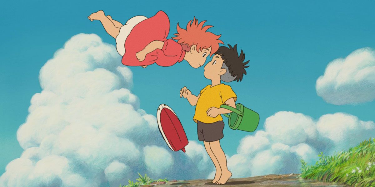 Ponyo transforms into a human at the end of the film