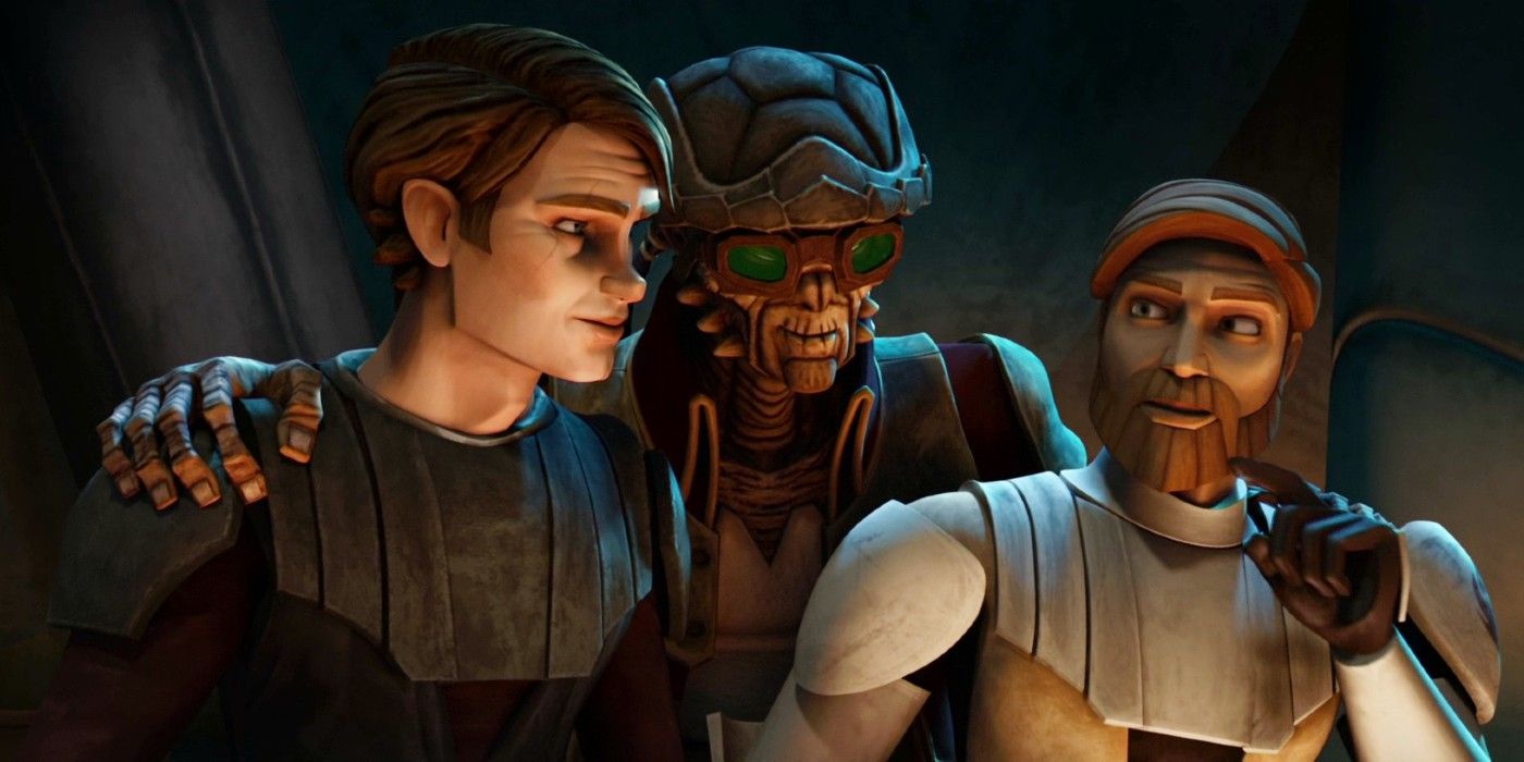 Anakin, Hondo and Obi-Warn in Clone Wars