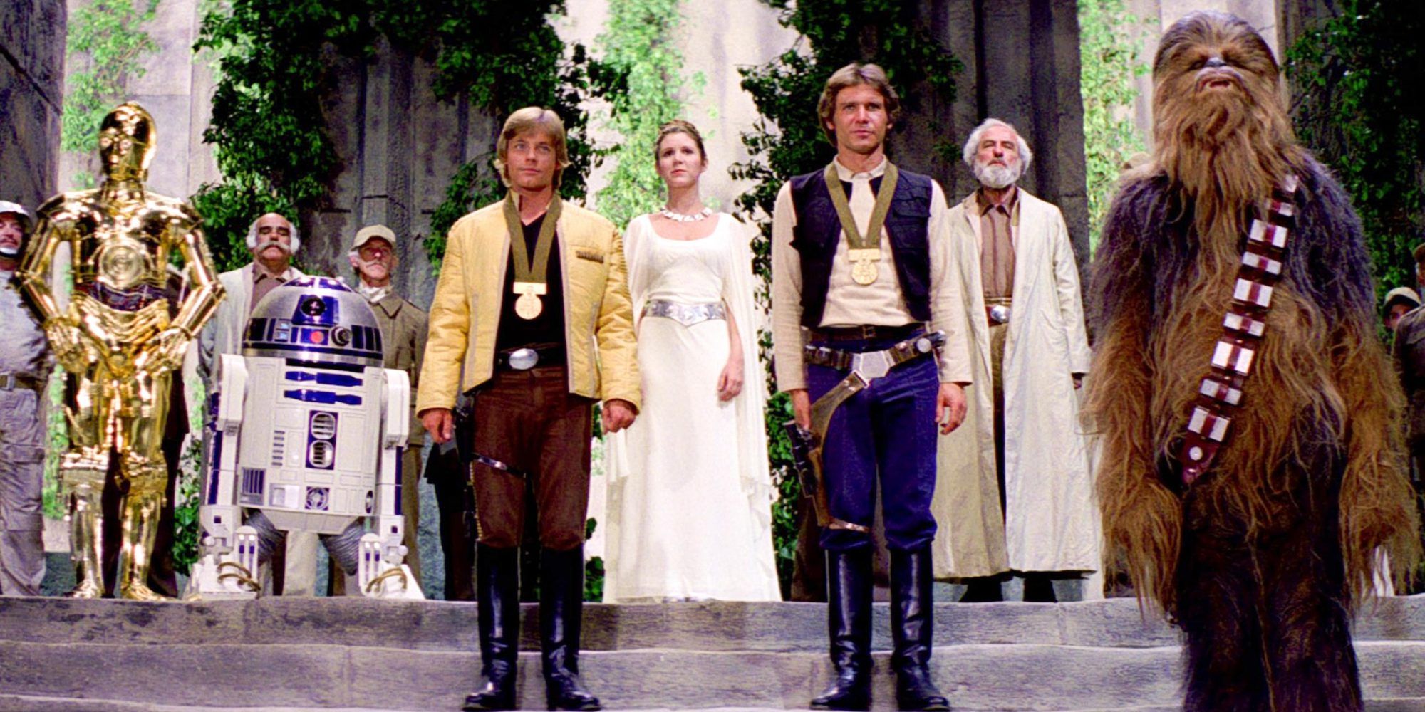 A New Hope Luke, Han Solo, Chewbacca