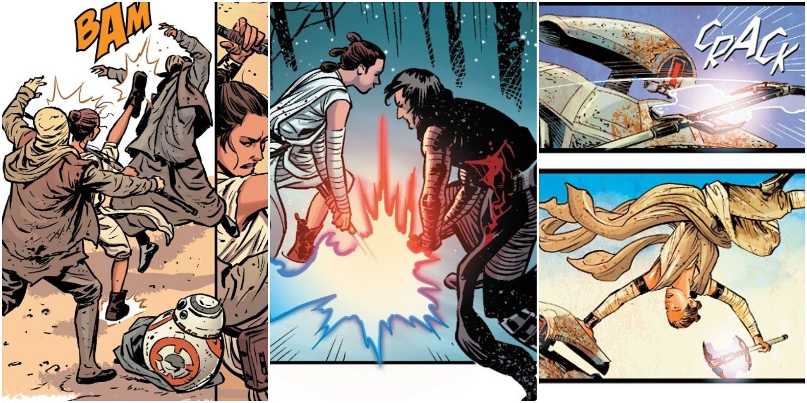 Rey's Best Duels in the Comics - From Kylo Ren to Goons