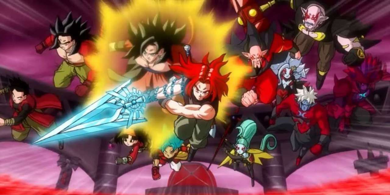Multiverse Heroes Attack in Super Dragon Ball Heroes Promotional Anime