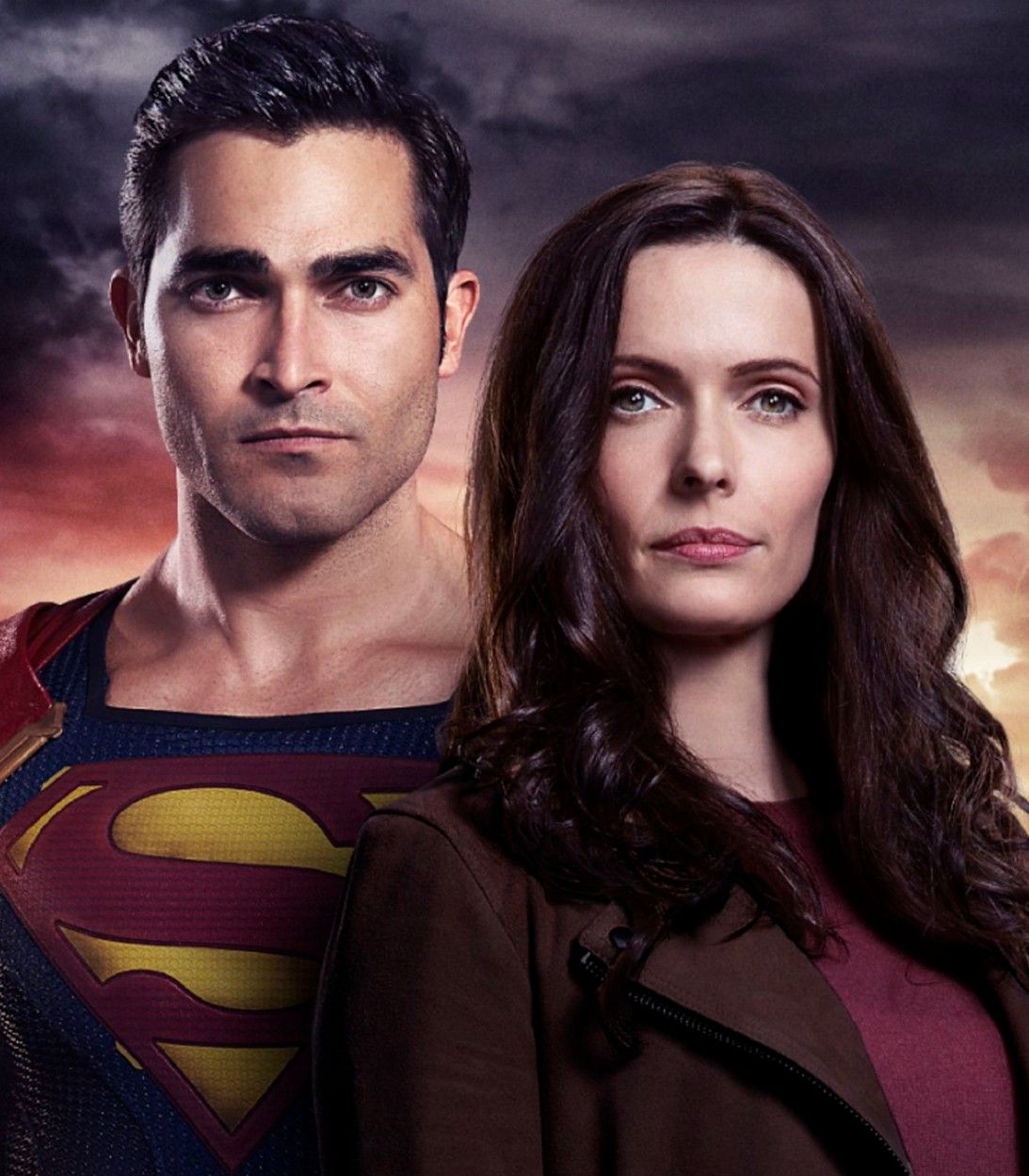 Tyler Hoechlin and Elizabeth Tulloch from Superman and Lois