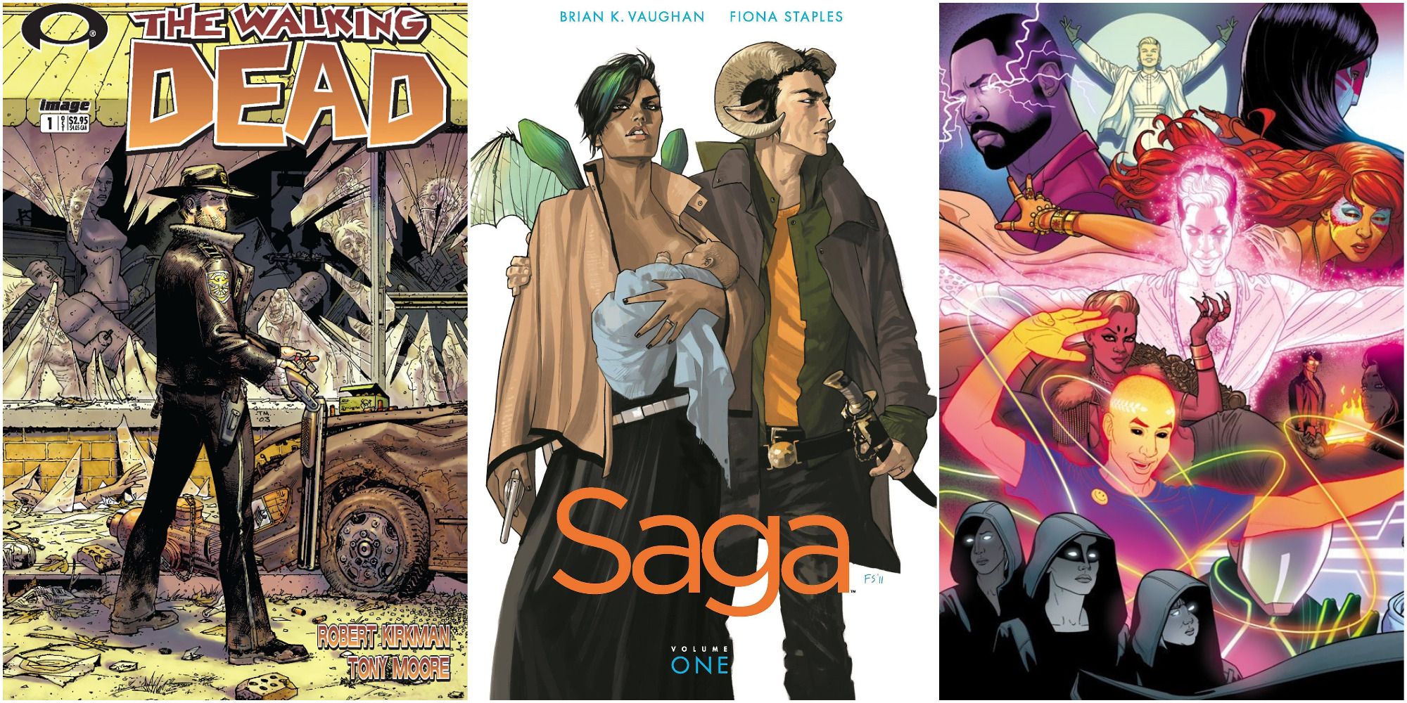 The Walking Dead, Saga, and The Wicked + The Divine