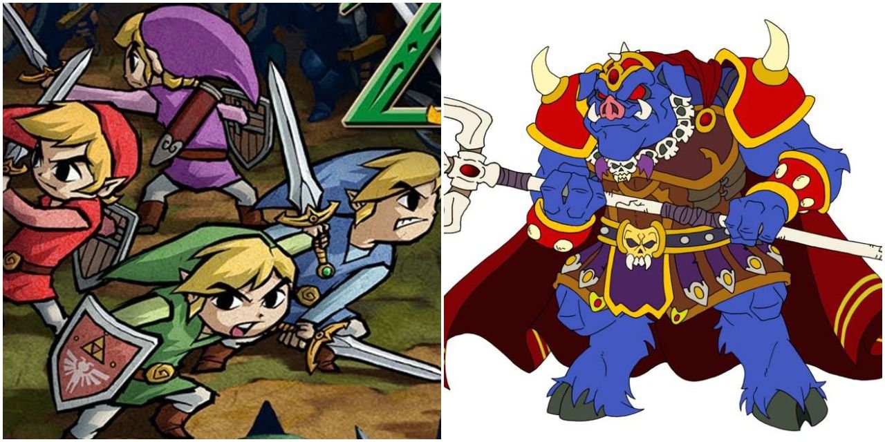 The Legend Of Zelda Four Swords And Ganon
