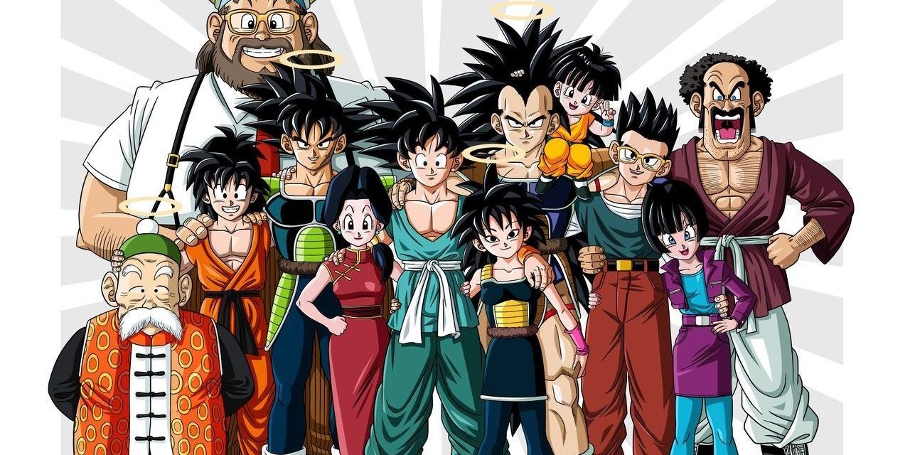The Son Family from Dragon Ball Z
