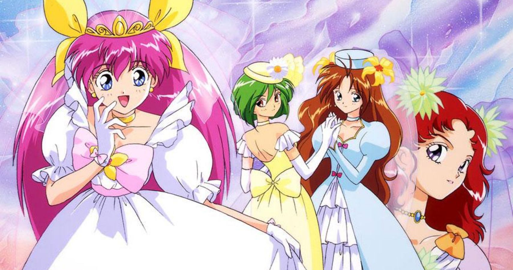 Wedding Peach  Magical girl anime, Peach wedding, Anime wedding