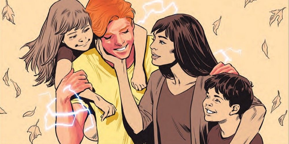 Wally West and his family
