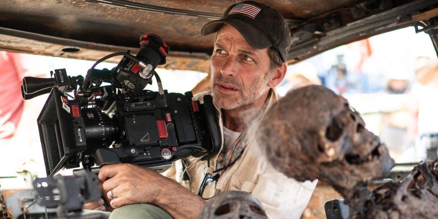 Zack Snyder on the Army of the Dead set
