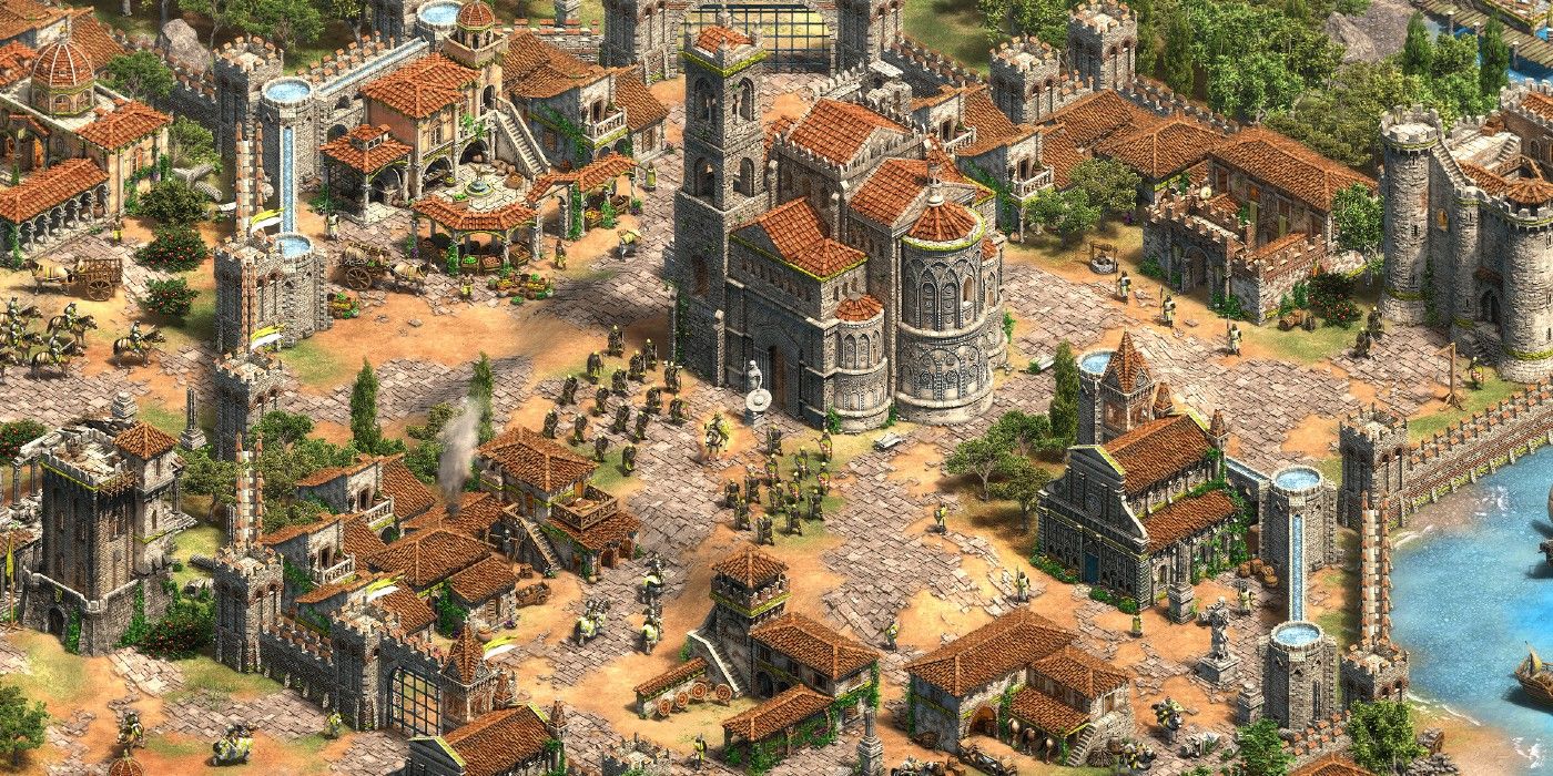 Screenshot of gameplay from Age of Empires II: Definitive Edition.
