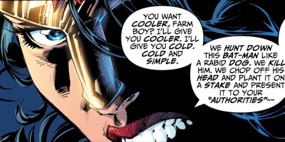 Wonder Woman wants to kill Batman