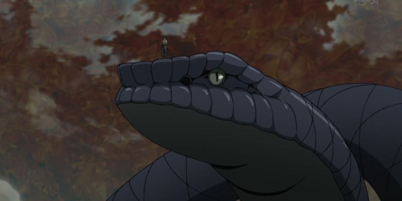 Aoda Sasuke Summoning Snake