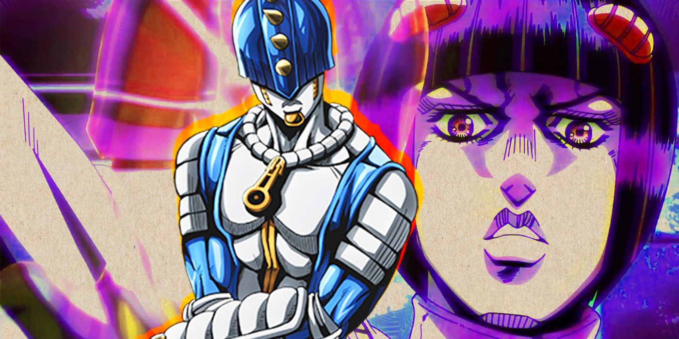 Bucciarati's Sticky Fingers from Jojo's Bizarre Adventure: Golden Wind.