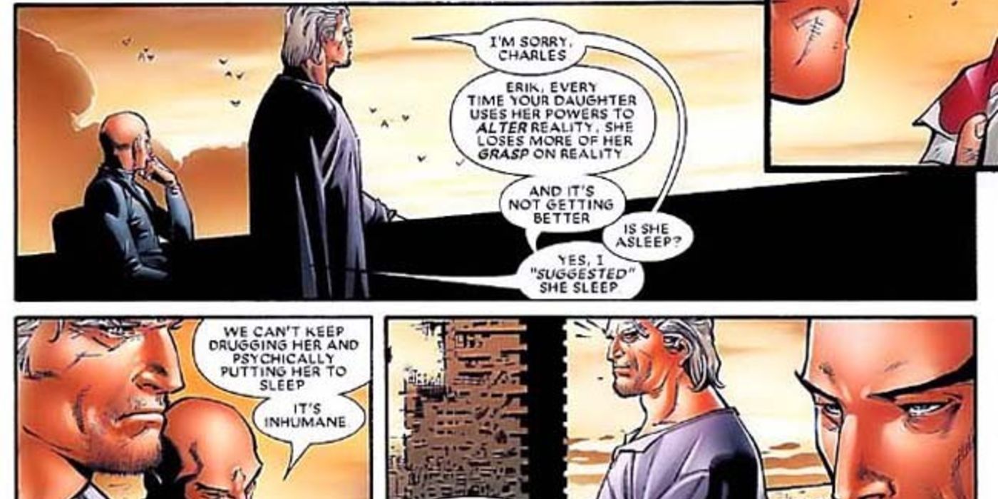 Professor X Helps Magneto's Daughter 