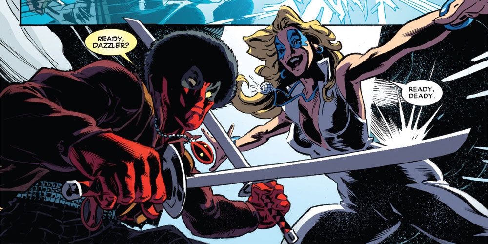 Dazzler and Deadpool in Deadpool #30