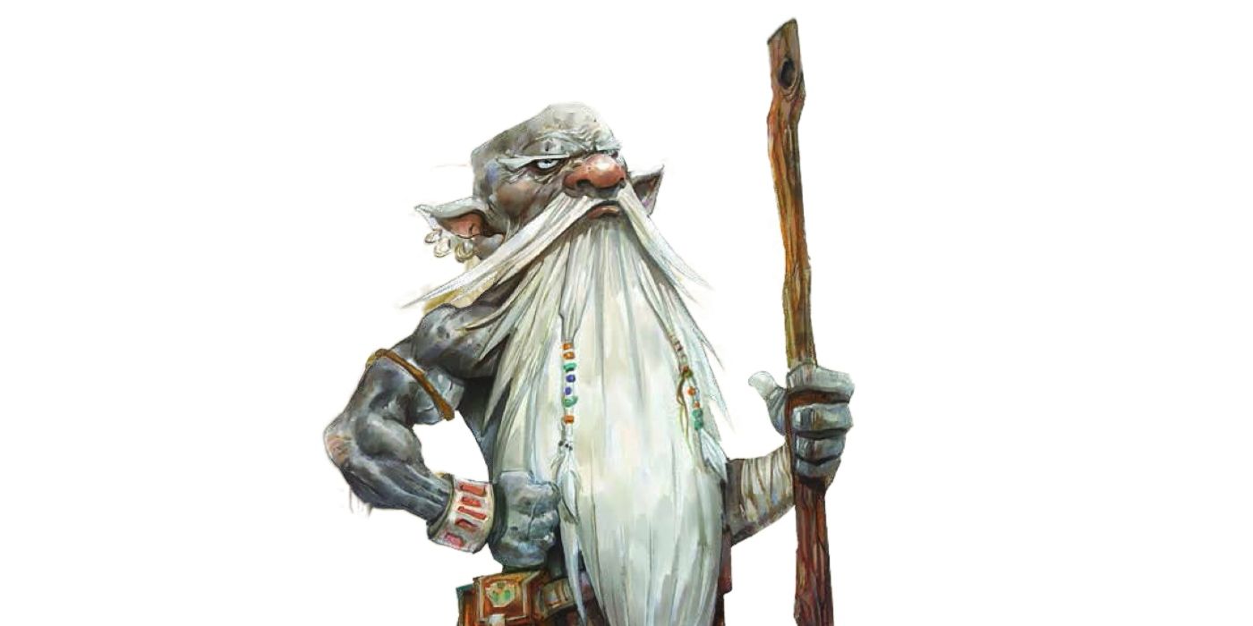 D&D: Deep Gnome with staff