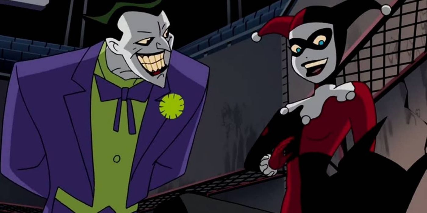 joker and harley quinn from batman the animated series tas
