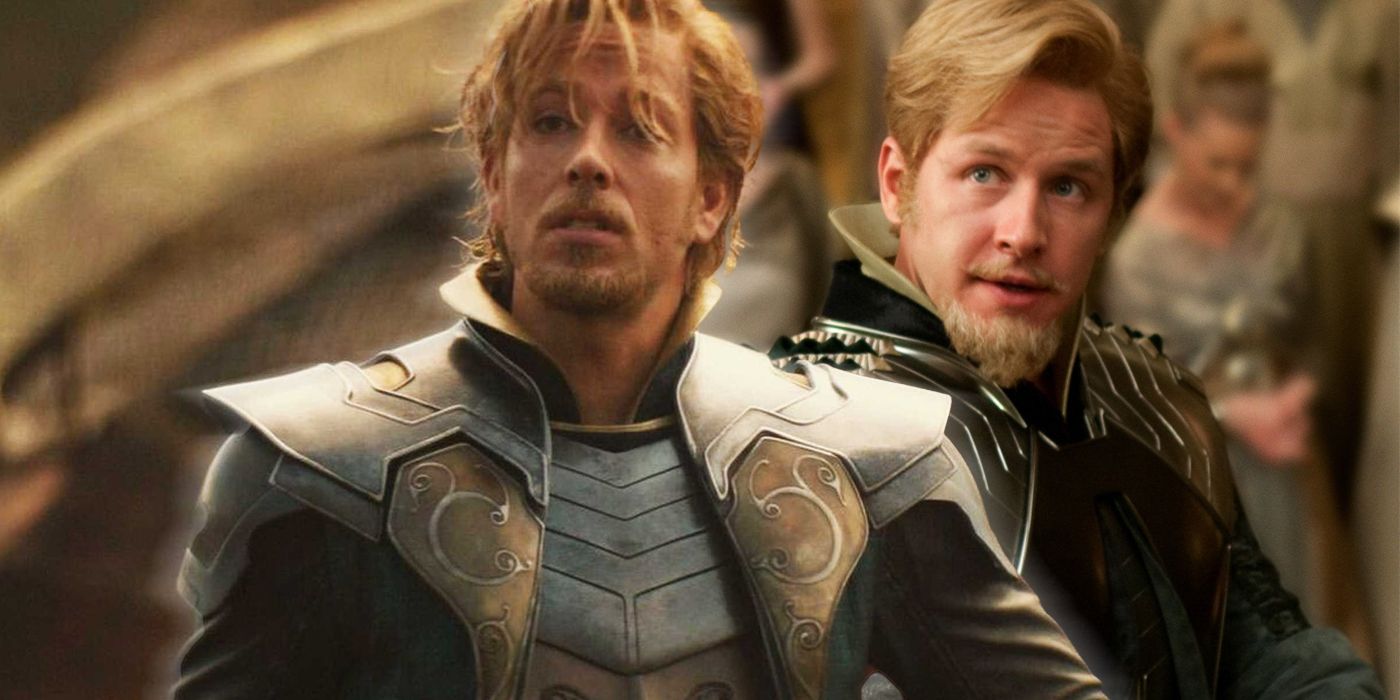 Zachary Levi and Josh Dallas' versions of Fandral are shown side by side.