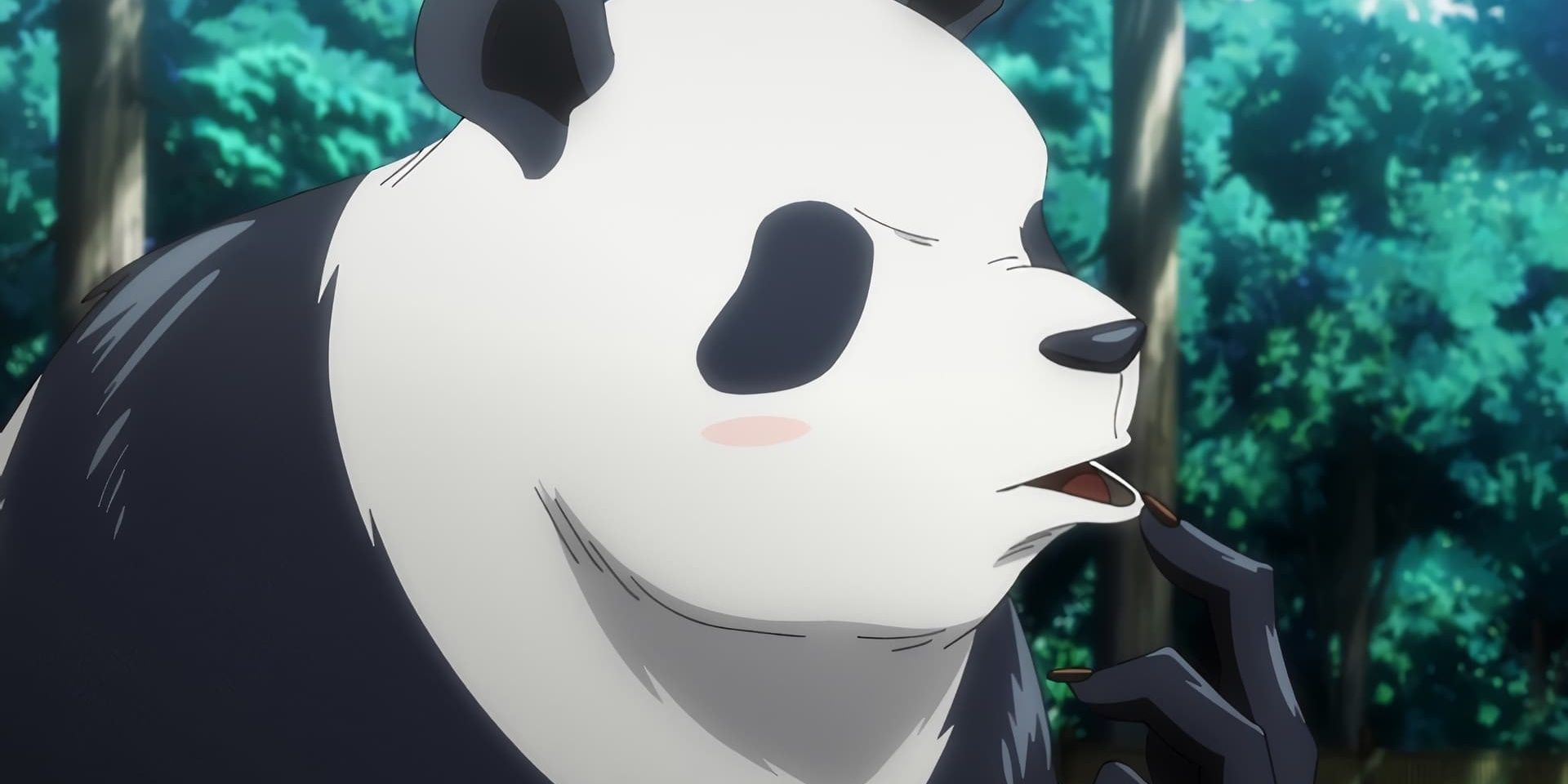 Panda looking confused in Jujutsu Kaisen 