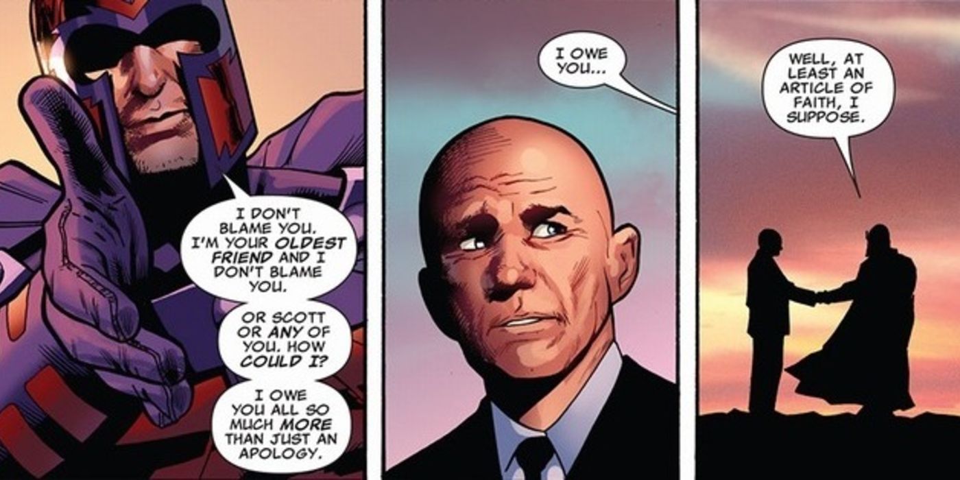 Magneto Forgives Professor X