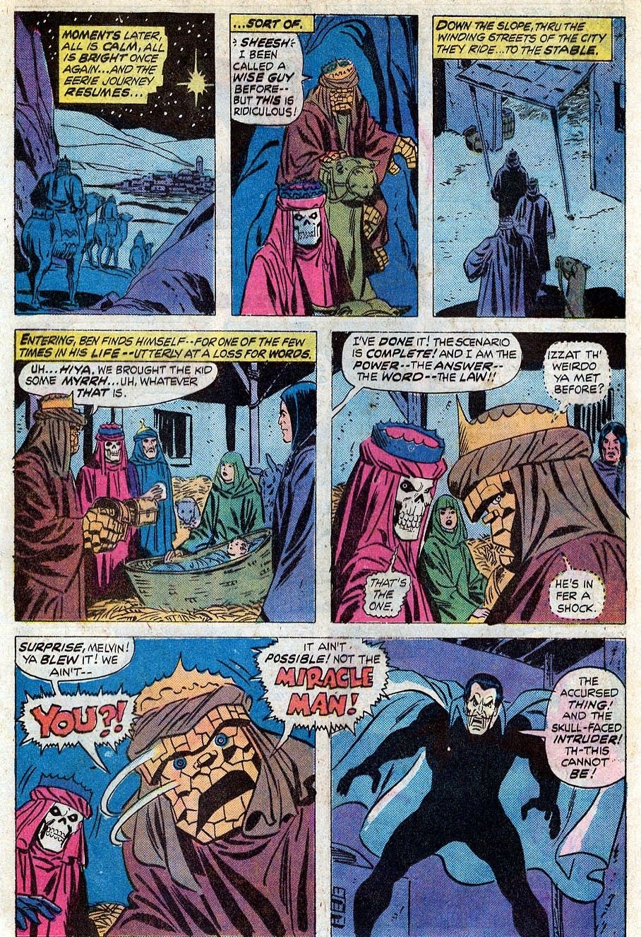 That Time the Thing and Ghost Rider Were Two-Thirds of the Three Wise Men