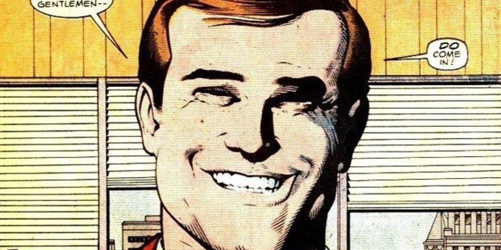 DC Comics' Maxwell Lord smiling