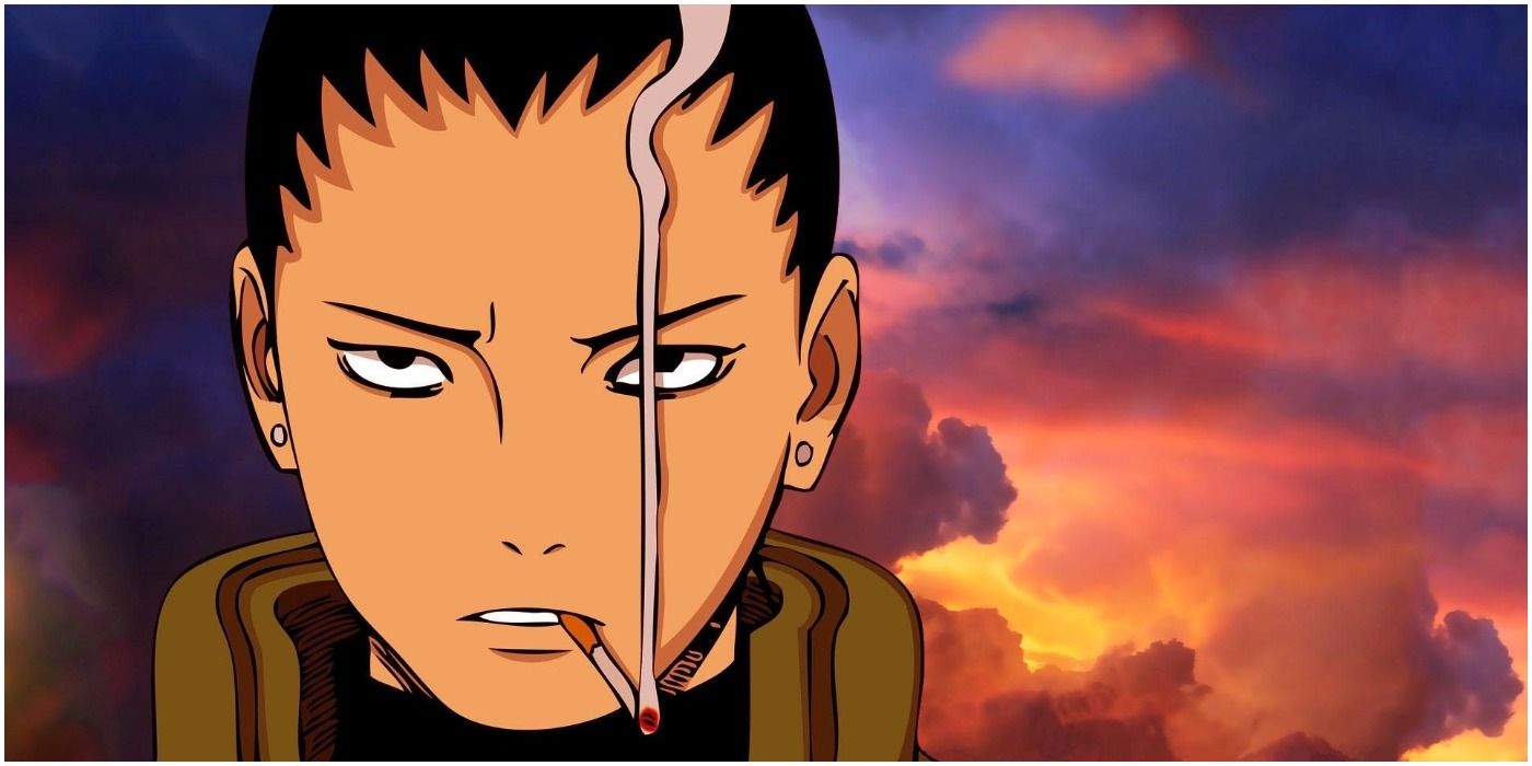 Naruto _ Shikamaru Nara smoking