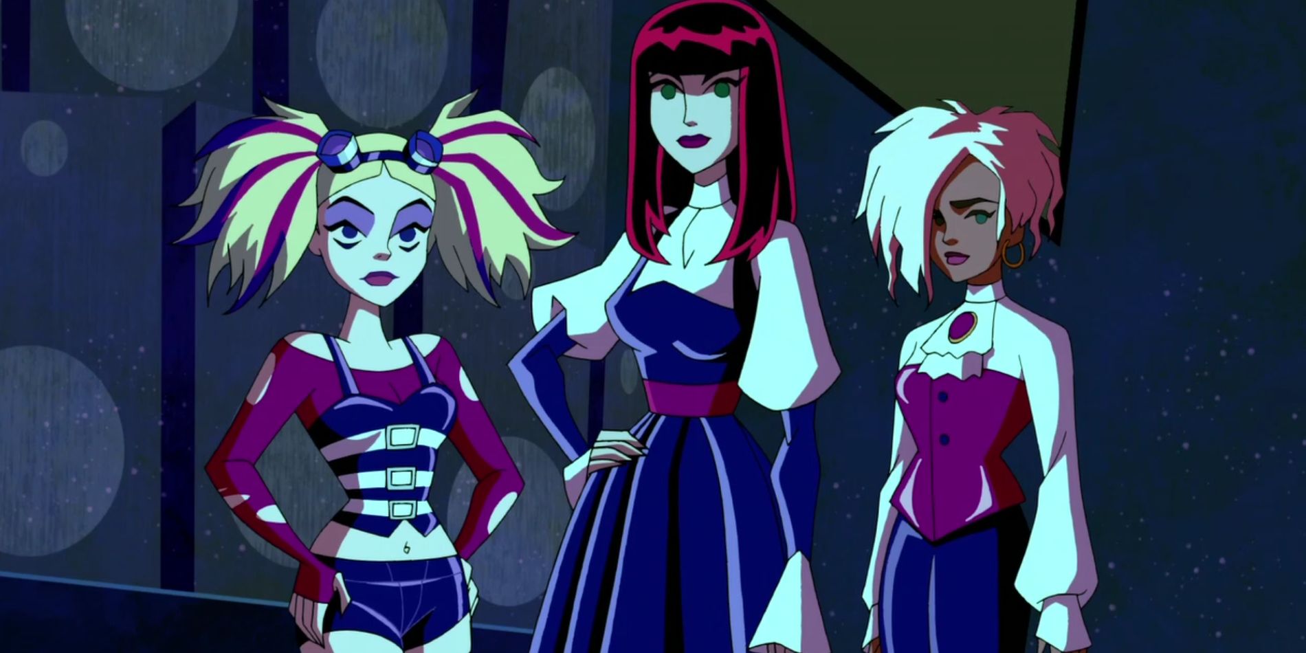 An image of the Hex Girls from the series, Mystery Incorporated
