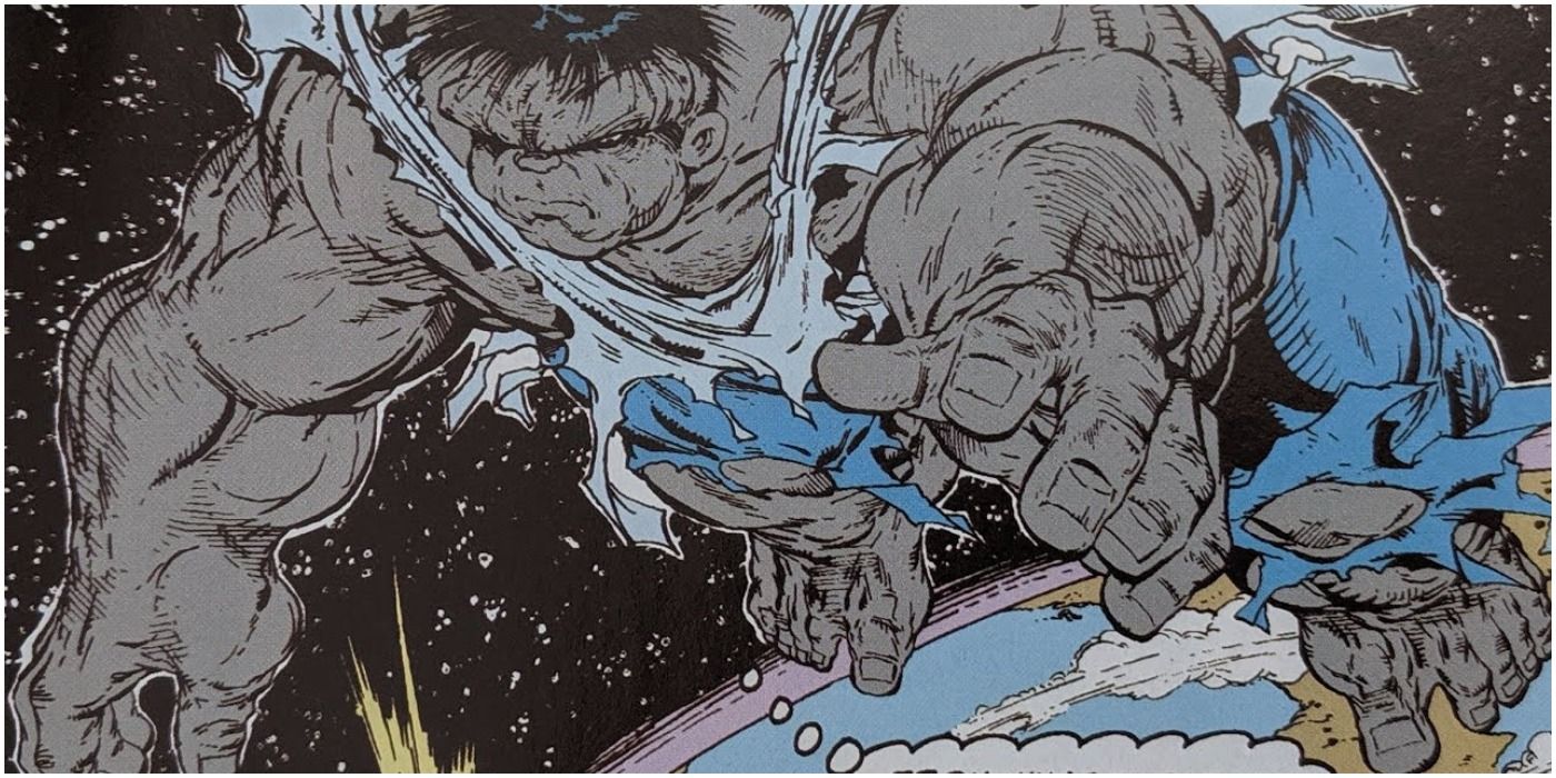 panel from amazing spider-man showing Hulk floating in space
