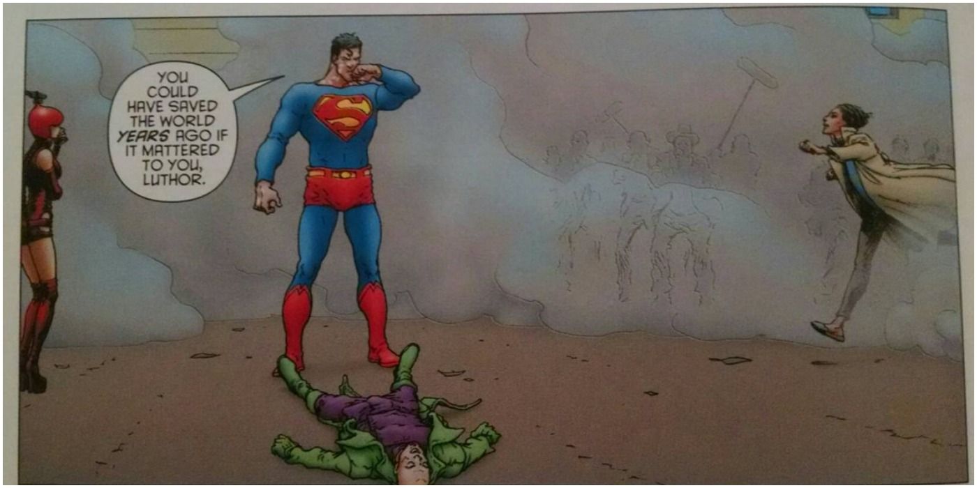 panel from Superman in Excelsis