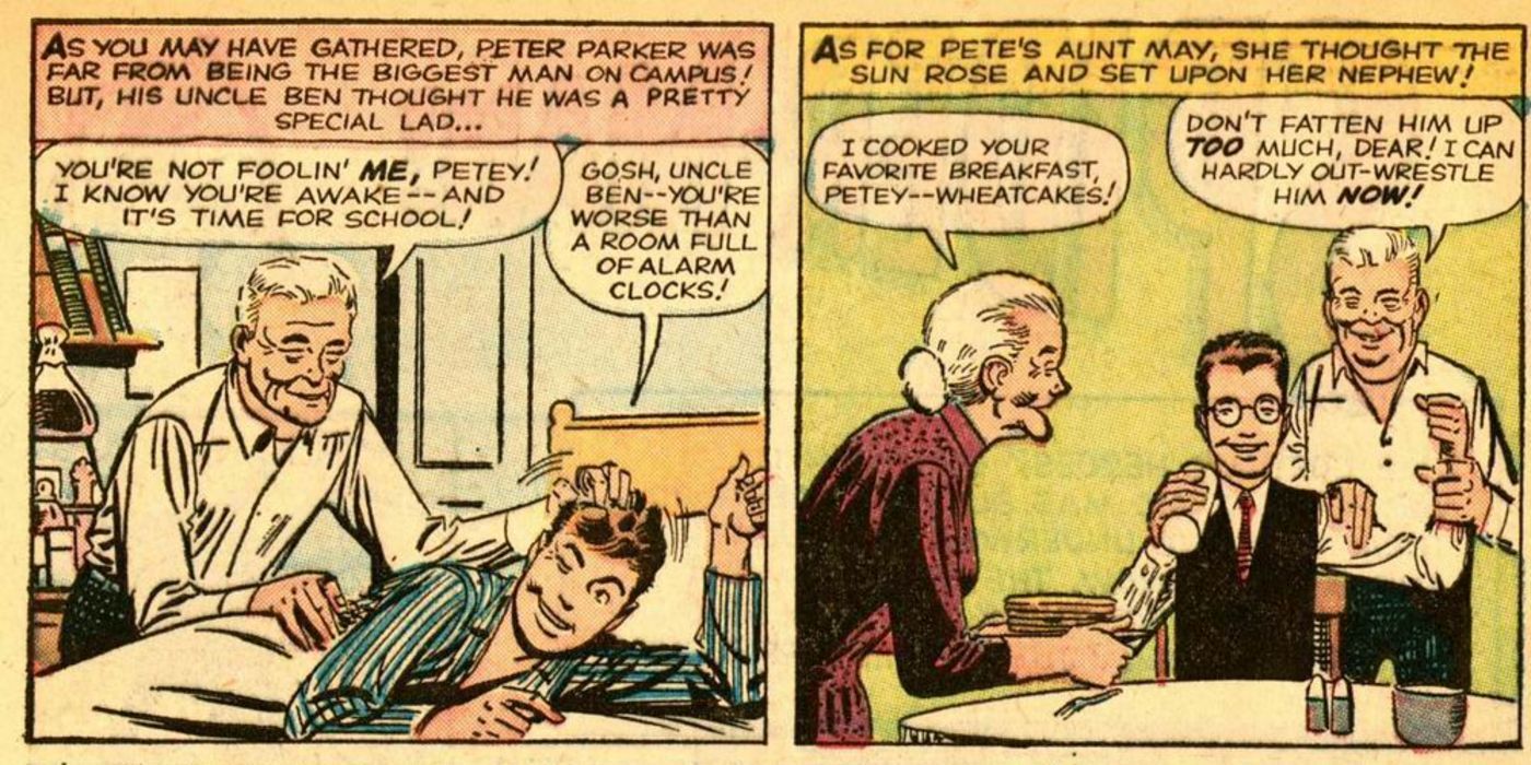 Uncle Ben And Aunt May In Amazing Fantasy #15